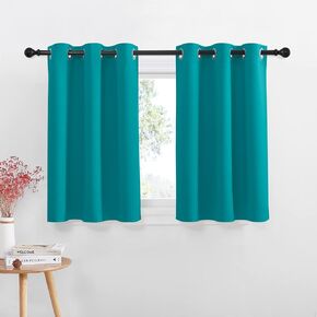 NICETOWN Natural Blackout Draperies Curtains for Kids Room, Window Treatment Thermal Insulated Solid Grommet Blackout Drape Panels for Bedroom (Set of 2, 70 by 72 inches)