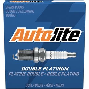 Autolite APP5683 Double Platinum Automotive Replacement Spark Plugs (4 Pack)