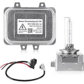 5DV 009 000-00 Xenon HID Headlight Ballast w/D1S Bulb for Cadillac Escalade 2007-2014,for BMW E60 2006-2009,for Chrysler Town Country 2008-2014 Headlight Ballast Module Control Unit 12767670