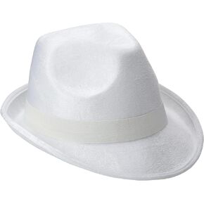 أمسكان 255519.08 فيدورا قطيفة بيضاء للبالغين، 5 بوصة × 12 بوصة، 1 قيراط in Saudi Arabia