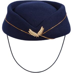 Stewardess Cap Stewardess Hat Flight Attendant Hat Costume