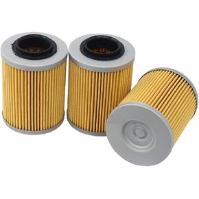 MOTOKU Pack of 3 Oil Filter for Bombardier Can-Am Outlander 500 570 650 Commander 800 1000 Electric Defender HD8 HD10 Maverick 1000R ATV