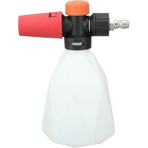 GLOGLOW Car Foam Sprayer, Portable Efficient Car Foam Sprayer 7.1In Copper Engineering Plastics 500ml Portable High Pressure Foam Blaster with Inch Quick Connector Suitable Trucks