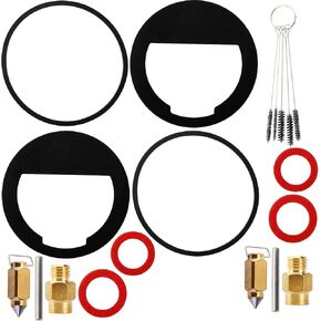 Carburetor Rebuild Kit Compatible with Kohler K-Series K90 K91 K141 K160 K161 K181 K191 K241 K301 K321 K330 K331 K341 K482 K532 2575701 25-757-01 2575701S 2575701-S 25-757-01-S 4 6HP Pack of 2