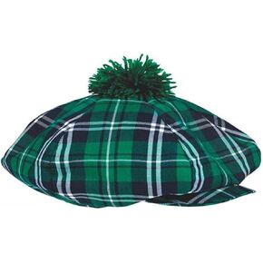 St. Patrick's Day Plaid Beret Hat Irish Green Fedora Cap Party Cosplay Christmas Costumes Accessory for Women Men