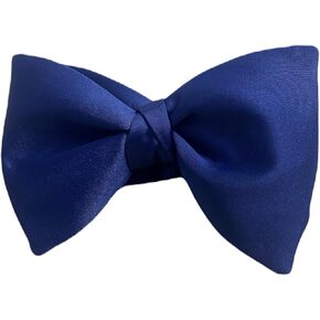 Black Oversized Butterfly Bow Tie, Pre-tied bow tie,Formal Tuxedo Bow Tie,Wedding bow tie,Groomsman bow tie,Self tie