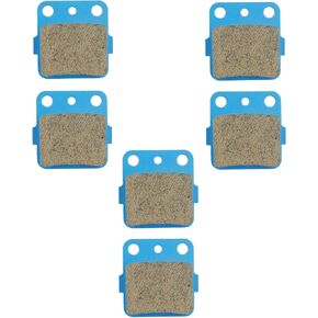 Front & Rear Ceramic Brake Pads Set for Honda Sportrax TRX 400EX/400X 1999-2014, 3 sets Front and Rear Brake Pads