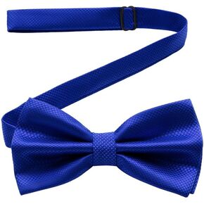 MAGE MALE Men’s Classic Solid Pre-tied Bow Tie for Wedding,Formal Tuxedo Adjustable Neck Bowtie