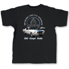 OLD GUYS RULE Men's Graphic T-Shirt, Shelby GT350 - Father's Day, Birthday Gift - Novelty Tee for Classic Car Enthusiasts