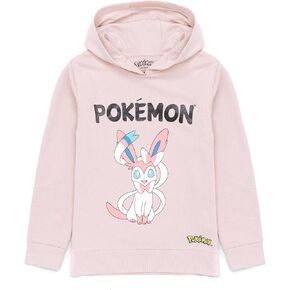 Pokemon Hoodie Girls Kids Game Gifts Sylveon Lilac Jumper Pullover