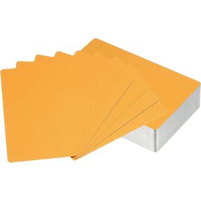 YOKIVE 100 Pcs Metal Business Card with Smooth Surface, Laser Engraving Aluminum, Great for Office, Hotel, Workshop (Green, 86 x 54 x 0.21mm) in Kuwait