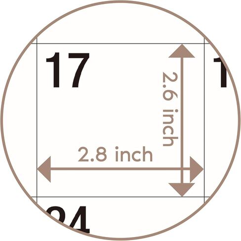 Nekmit Desk Calendar 2025-2026, Large Print Desk Calendar 2025-2026 with Desktop Mat, 21" x 16.5", Runs From January 2025 to June 2026, Big Calendar for Home and Office, Black (Black(JAN 2025 - JUN 2026)) in Kuwait