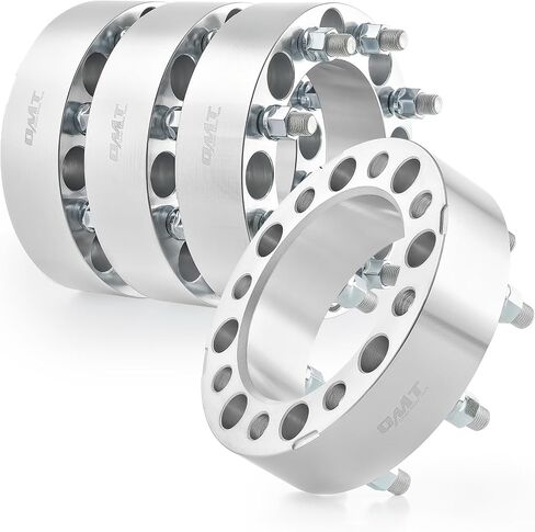 فواصل عجلات Orion Motor Tech 8x6.5، محولات عجلات 2 بوصة مع مسامير متوافقة مع 1994-2011 Dodge Ram 2500 3500 1988-1998 Ford F250 F350، طقم فاصل عجلة 8x165.1 مع تجويف محور 130 مم، مجموعة من 4 in Saudi Arabia