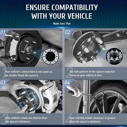 فواصل عجلات Orion Motor Tech 8x6.5، محولات عجلات 2 بوصة مع مسامير متوافقة مع 1994-2011 Dodge Ram 2500 3500 1988-1998 Ford F250 F350، طقم فاصل عجلة 8x165.1 مع تجويف محور 130 مم، مجموعة من 4 in Saudi Arabia