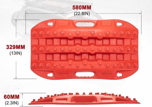 Jamstec للخدمة الشاقة زوج واحد من لوحات الجر للطرق الوعرة للمركبات 4x4 - أقصى حمولة 22000 رطل - أفضل ملحقات الطرق الوعرة للرمل والطين والثلج in Saudi Arabia