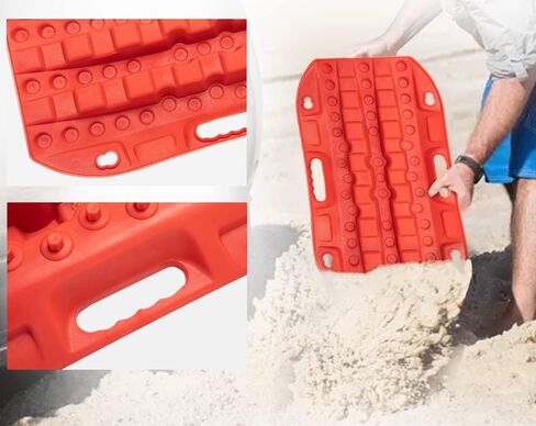 Jamstec للخدمة الشاقة زوج واحد من لوحات الجر للطرق الوعرة للمركبات 4x4 - أقصى حمولة 22000 رطل - أفضل ملحقات الطرق الوعرة للرمل والطين والثلج in Saudi Arabia