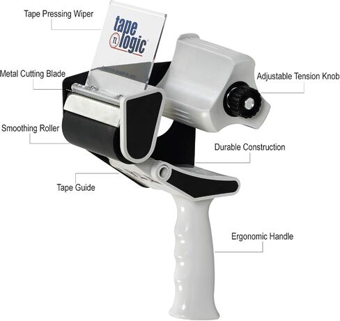 مسدس توزيع شريط التعبئة من Aviditi Tape Logic مقاس 3 بوصة، للتعبئة والشحن والنقل واستخدام المستودعات (موزع واحد) in Saudi Arabia
