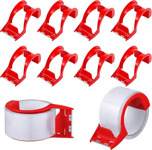 10 Pcs Packing Tape Dispenser Packaging Tape Hand Dispenser Refillable Dispenser for 1.88 Inches Wide Heavy Duty Packing Tape, Not Include Packaging Tape in Saudi Arabia