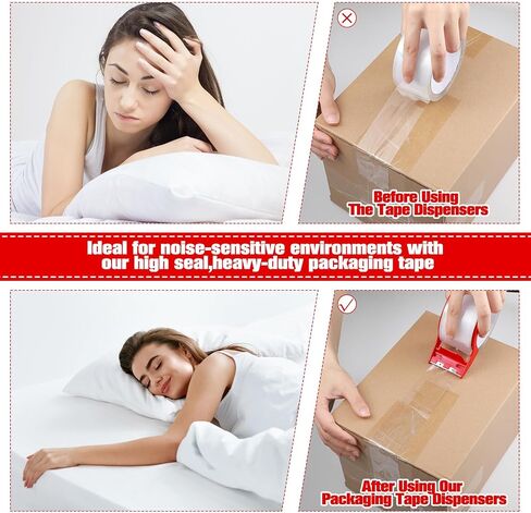 10 Pcs Packing Tape Dispenser Packaging Tape Hand Dispenser Refillable Dispenser for 1.88 Inches Wide Heavy Duty Packing Tape, Not Include Packaging Tape in Saudi Arabia