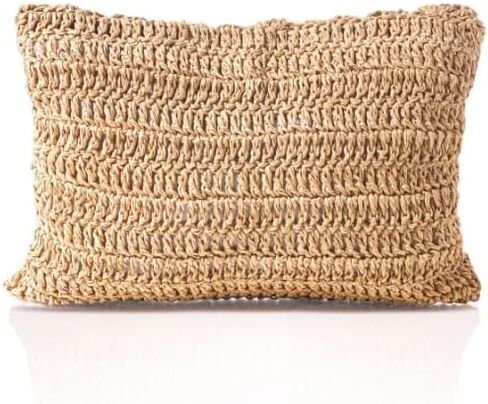 Straw Bag Women's Handwoven Envelope Style Summer Beach Purse Chic and Woven Wallet (TROY), Brown in Saudi Arabia