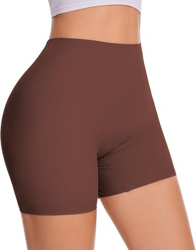 Womens Seamless Shaping Boyshorts Panties Tummy Control Underwear Slip Shorts Under Dress Shapewear Shorts in Kuwait