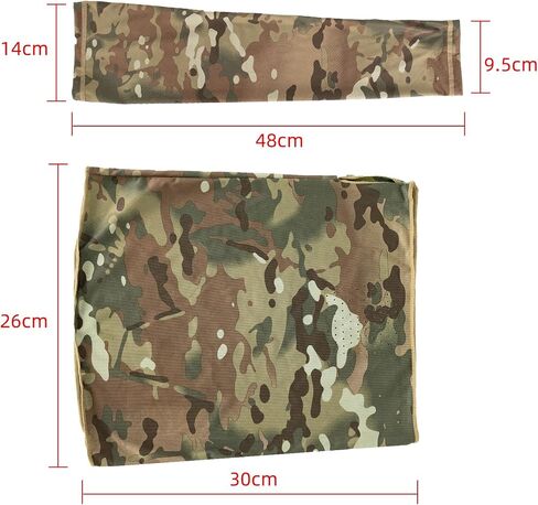 LOOGU Sun Protection Cooling Arm Sleeves UPF 50+ Ice Silk Neck Gaiter Camo All Weather Hunting Fishing Hiking Cycling in Saudi Arabia