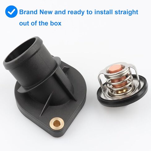 Thermostat Housing Assembly Replace 902-3312, 53020887AC Compatible with Dodge Jeep 3.7 4.7L - 2000-2010 Dakota, 2002-2010 Ram 1500, 1999-2010 Grand Cherokee, 2002-2012 Liberty, 00-09 Durango, More in Kuwait