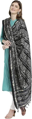 وشاح نسائي حريري مطبوع عليه زهور خالٍ من الخردل in Kuwait