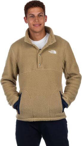 THE NORTH FACE Parkview 1/2 Snap Mens Fleece Kelp/Summit Navy Large in Saudi Arabia