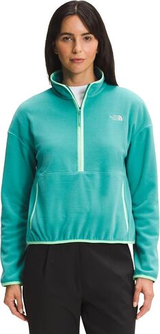 THE NORTH FACE TKA Glacier Crop Womens Fleece Porcelain Green Sz XL in Saudi Arabia