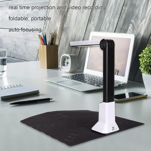 USB Book/Document Camera Scanner, Foldable Portable Camera Document Scanner 8 Million Pixels A4 Auto Focusing, for Scanning Files Notes Picture in Saudi Arabia