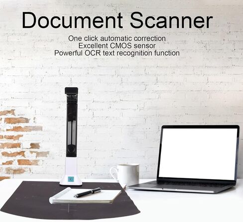 USB Book/Document Camera Scanner, Foldable Portable Camera Document Scanner 8 Million Pixels A4 Auto Focusing, for Scanning Files Notes Picture in Saudi Arabia