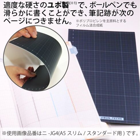 حصيرة لوحة بلاستيكية من Kokuyo Jibun Techo Goods مقاس 182 × 110 مم لجهاز B6 Slim Mini in Saudi Arabia