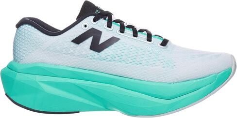New Balance Men's FuelCell Supercomp Trainer V3 Running Shoe, White/Cyber Jade, 9.5 in Saudi Arabia