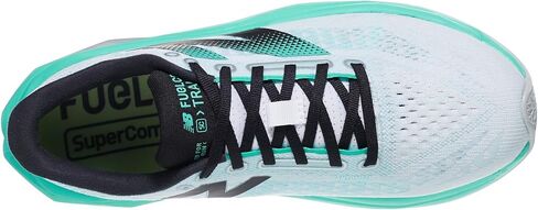 New Balance Men's FuelCell Supercomp Trainer V3 Running Shoe, White/Cyber Jade, 9.5 in Saudi Arabia