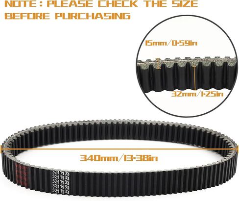 Drive Belt 24C4022 3211133 Compatible with Polaris Ranger 800 700 RZR 800 2011-2014 3211162 3211118 Carbon Cord CVT Belts in Saudi Arabia