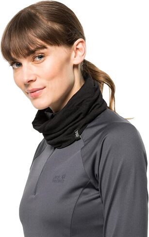 Jack Wolfskin Merino Headband, Black, ONE Size in Saudi Arabia