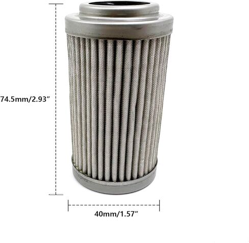 10 ميكرون عنصر فلتر الوقود عنصر فلتر ميكروجلاس يناسب جميع 2 "مبيت مرشح OD ، لوقود الغاز والكحول 1 قطعة in Kuwait