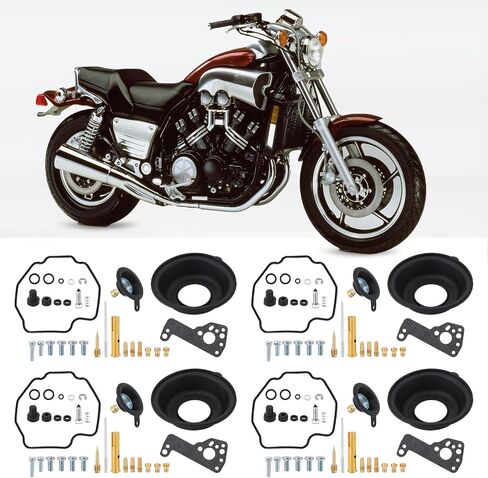 طقم تصليح المكربن ​​من كيبا لـ V-MAX1200 VMAX1200 VMX12 1985-2000 in Saudi Arabia