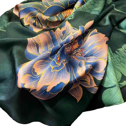Acotavie Scarfs for Women Dressy Fashion Scarves Long Floral Pattern Scarf Lightweight Sunscreen Shawls in Saudi Arabia