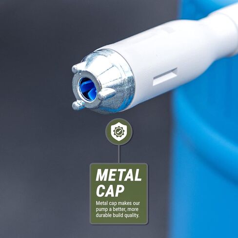 TERA PUMP 2.85 GPM Drum Pump USB Rechargeable Barrel Pump Extra Long Discharge Hose For E15, E85, DEF, Kerosene, Gasoline, Diesel, Light Oils, Detergents in Saudi Arabia