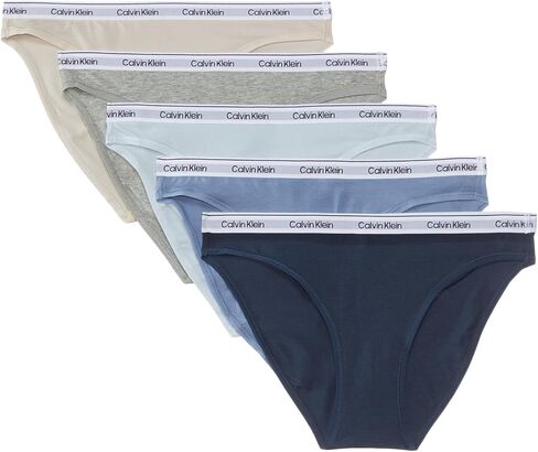 Calvin Klein Women's Standard Modern Logo Bikini 5-Pack in Saudi Arabia