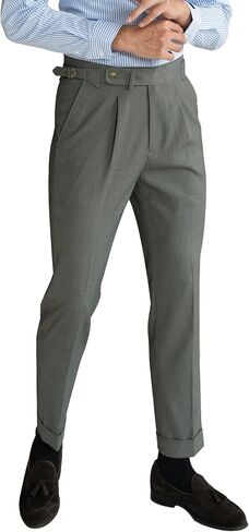 Men's Gurkha Naples Italian Style Dress Pants in Saudi Arabia