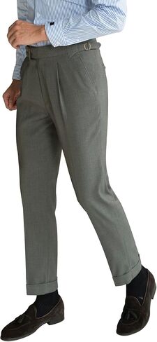 Men's Gurkha Naples Italian Style Dress Pants in Saudi Arabia