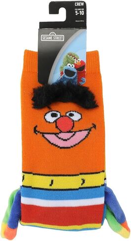 جوارب Sesame Street Bert & Ernie النسائية الكاجوال بأذرع ثلاثية الأبعاد وأيدي مغناطيسية in Saudi Arabia