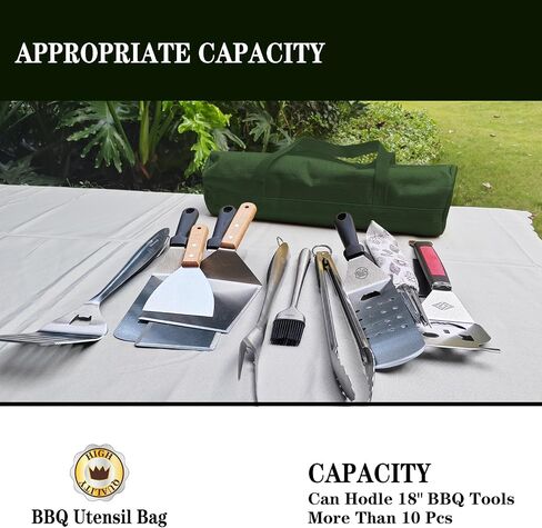 Grill Accessories Storage, Grill Tools Storage Bag for Outdoor Grilling, Grill Tools Storag, Thickened Oxford Cloth Grill Bag, Great Gifts for Men in Saudi Arabia