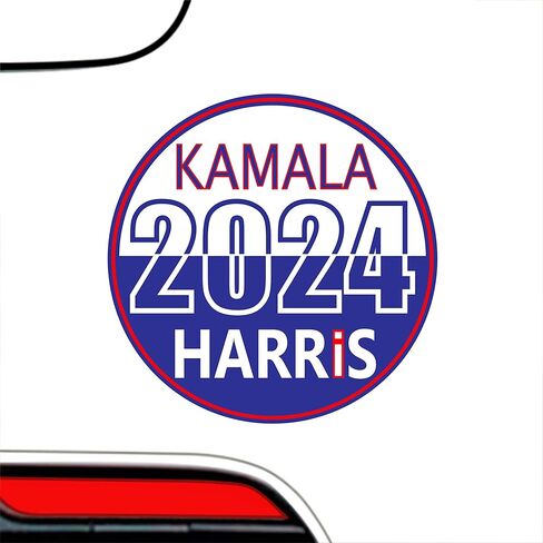 ملصق كامالا هاريس للرئيس - ملصق الانتخابات الرئاسية لعام 2024 مقاس 3 × 3 بوصات | الأول ولكن ليس الأخير - تصويت أمريكا للبيت الأبيض للفوز السياسي للسيارة بايدن هاريس أفضل من المغناطيس in Kuwait