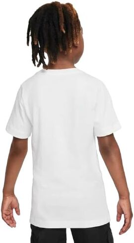 تي شيرت Nike Sportswear Flame للأولاد (الولايات المتحدة، Alpha، X-Large، عادي، أبيض) in Saudi Arabia