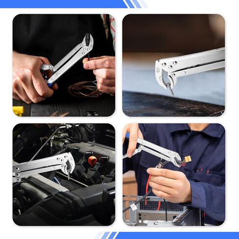 Extended Pliers Sets 12", Auto-adjustable Long Reach Locking Nose Pliers with Non-Slip Handles, (45 Degree Corner And 90 Degree Corner), 2pcs in Saudi Arabia