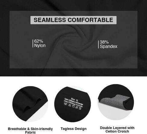 Seamless Underwear for Women No Show Panties High Waist Hipster Invisible Soft Moisture Wicking Ladie Underwear Pack in Saudi Arabia